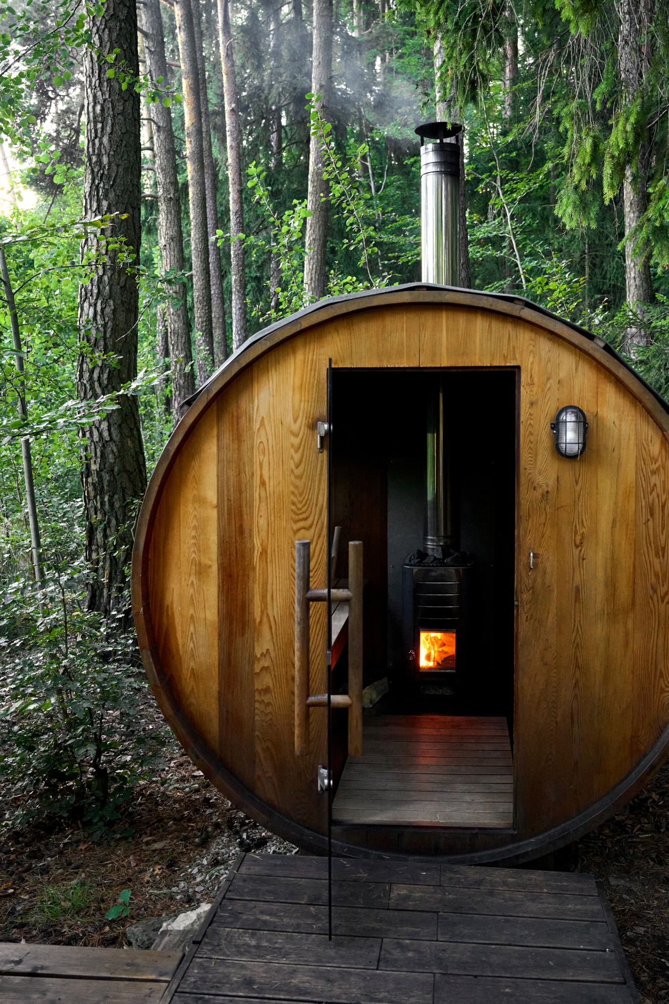 Lesní finská sauna
